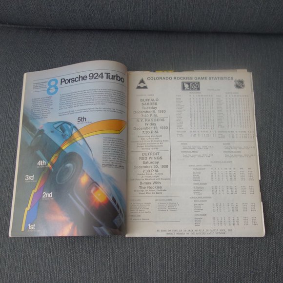 GOAL National Hockey League Magazine Islanders Rockies December 4 1980 Pogram - Picture 7 of 15